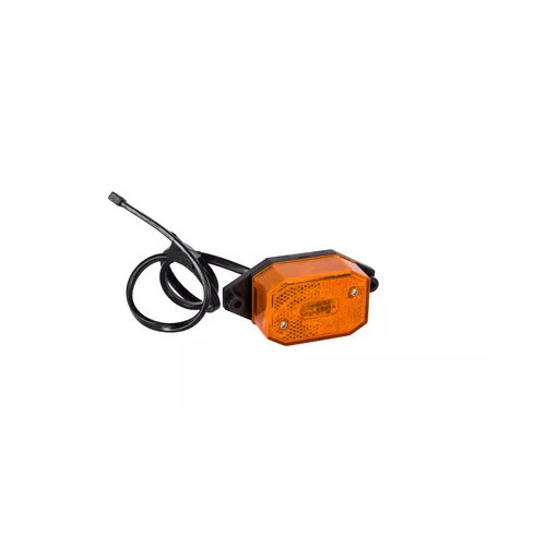 Fanale posizione laterale arancione singolo 29633 per rimorchi