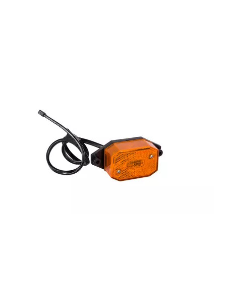 Fanale posizione laterale arancione singolo 29633 per rimorchi
