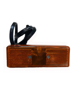 Fanale posizione laterale arancio singolo a lampada per rimorchi