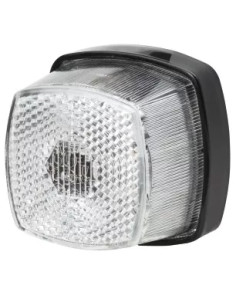 Fanale posizione anteriore bianco singolo Ellebi LBW600 per rimorchi