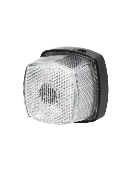 Fanale posizione anteriore bianco singolo Ellebi LBW600 per rimorchi