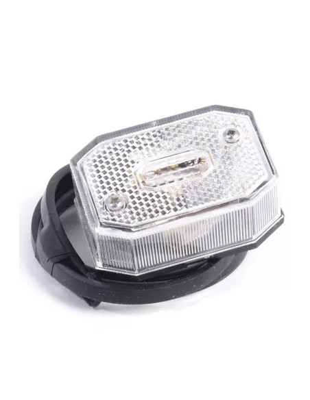 Fanale posizione anteriore bianco singolo 44699 per rimorchi