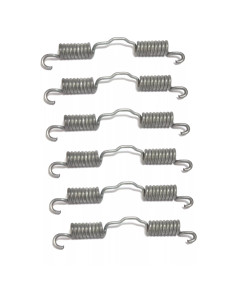 Kit 6 molle ceppi freno ganasce per rimorchi GSM 135 superiore