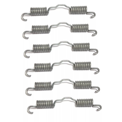 Kit 6 molle ceppi freno ganasce per rimorchi GSM 135 superiore