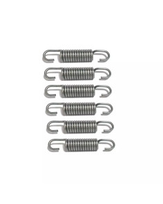 Kit 6 molle ceppi freno ganasce per rimorchi Ellebi 185 asta dentata 570/132