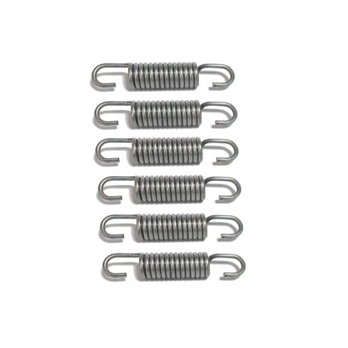 Kit 6 molle ceppi freno ganasce per rimorchi Ellebi 185 asta dentata 570/132