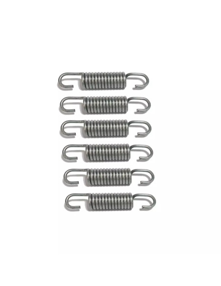 Kit 6 molle ceppi freno ganasce per rimorchi Ellebi 185 asta dentata 570/132