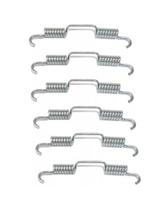 Kit 6 molle ceppi freno ganasce per rimorchi Ellebi 150-151LB superiore