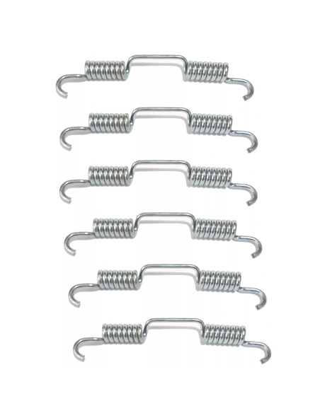Kit 6 molle ceppi freno ganasce per rimorchi Ellebi 150-151LB superiore