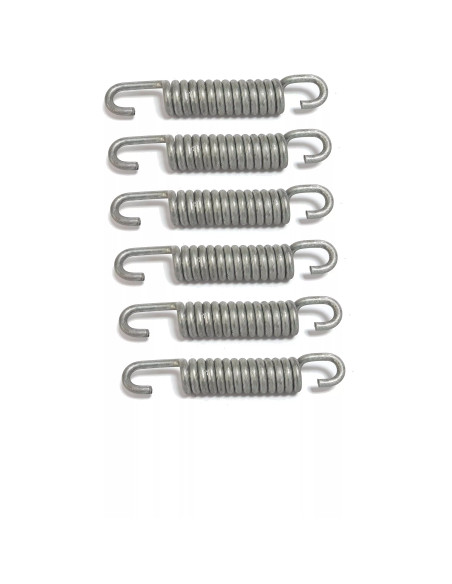 Kit 6 molle richiamo ceppi freno ganasce per rimorchi Ellebi 186 LB
