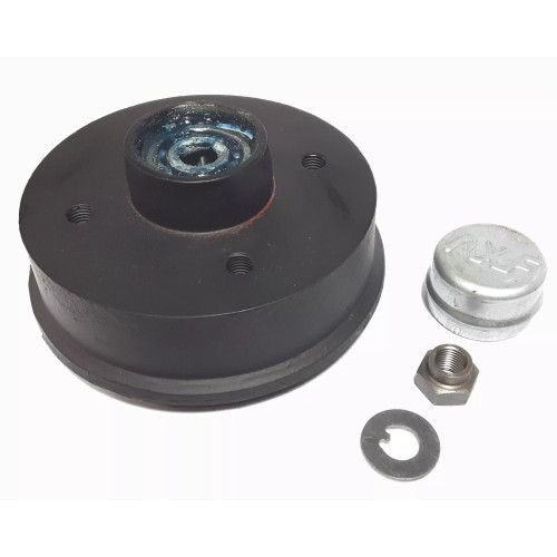 Tamburo freno singolo 135/135 con cuscinetto per rimorchi GSM