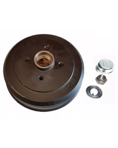 Tamburo freno singolo con cuscinetto per rimorchi Ellebi MFR220-MFR221 LB