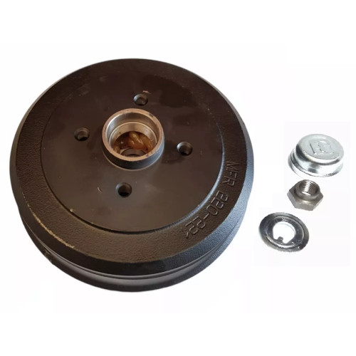 Tamburo freno singolo con cuscinetto per rimorchi Ellebi MFR220-MFR221 LB