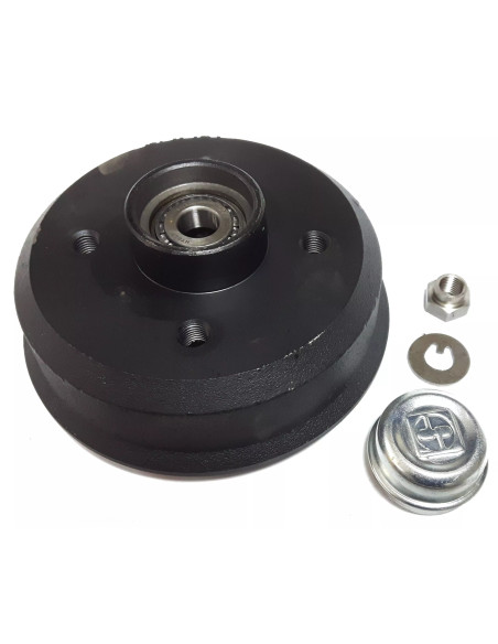 Tamburo freno singolo con cuscinetto per rimorchi Ellebi MFR151-MFR150 LB