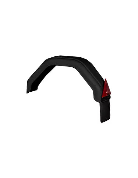 Parafango sinistro 200mm con paraspruzzo e catarifrangente per rimorchi nautici
