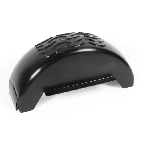 Parafango destro nero 240mm con flap laterale per rimorchi
