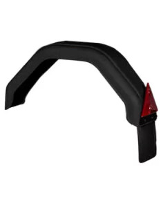 Parafango sinistro 220mm con paraspruzzo e catarifrangente per rimorchi nautici