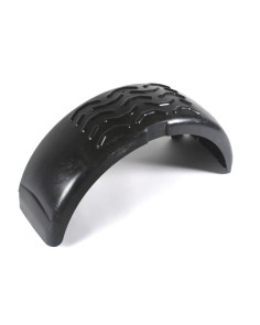 Parafango sinistro nero 240mm con flap laterale per rimorchi