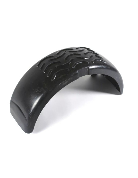 Parafango sinistro nero 240mm con flap laterale per rimorchi
