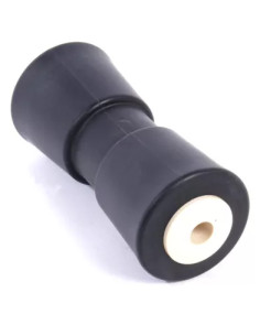 Rullo centrale nero perno 18mm per rimorchi - 00017