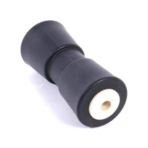 Rullo centrale nero perno 18mm per rimorchi - 00017