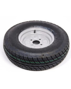 Ruota con pneumatico 5.00-10'' 4X100 per rimorchi