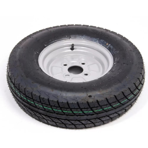 Ruota con pneumatico 5.00-10'' 4X100 per rimorchi