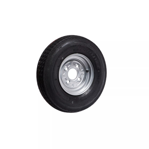 Ruota con pneumatico 5.00-10'' 4X98 per rimorchi
