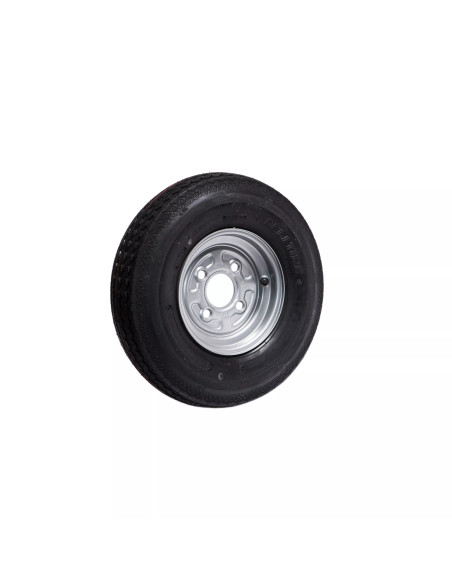 Ruota con pneumatico 5.00-10'' 4X98 per rimorchi