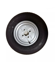 Ruota con pneumatico 145 R10'' 4X98 foro 58MM per rimorchi
