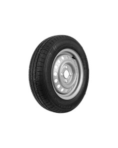 Ruota con pneumatico 145/80 R 13 4X100 per rimorchi
