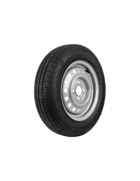 Ruota con pneumatico 145/80 R 13 4X100 per rimorchi