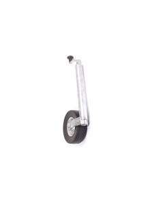 Ruotino telescopico con gambo D.48 225x75 con vite per rimorchi