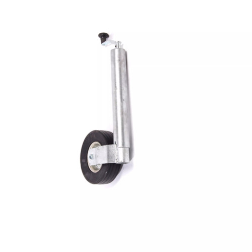 Ruotino telescopico con gambo D.60 230x65 con vite per rimorchi