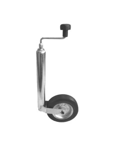 Ruotino telescopico con gambo D.48 200x50 con vite per rimorchi
