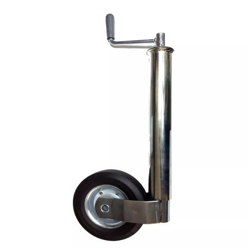 Ruotino telescopico con gambo D.57 200x55 con vite per rimorchi