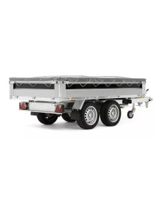 Telo copertina pari sponde grigio 1500x2650mm per rimorchi Ellebi 4260