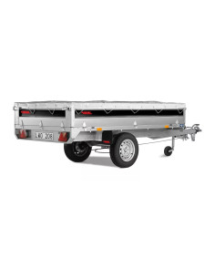 Telo copertina pari sponde grigio 1750x3150mm per rimorchi Ellebi 4310