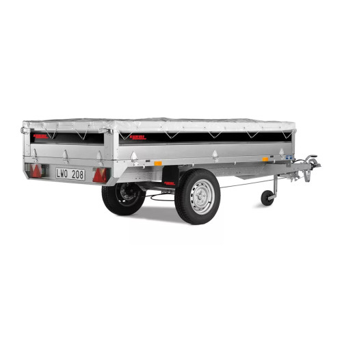 Telo copertina pari sponde grigio 1750x3150mm per rimorchi Ellebi 4310