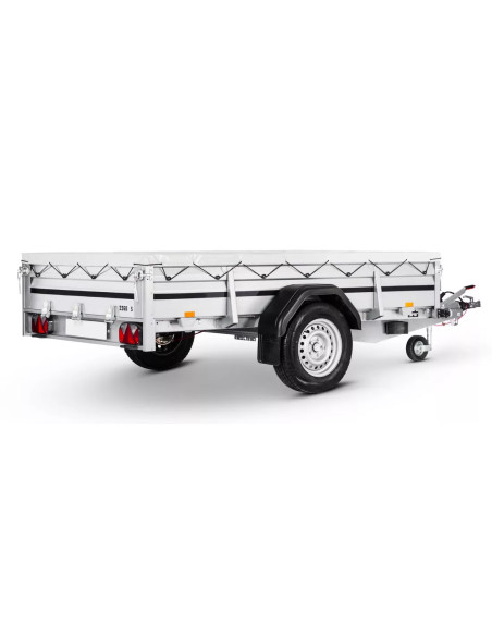 Telo copertina pari sponde grigio 1350x2660x70mm per rimorchi Ellebi 2260