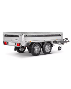 Telo copertina pari sponde grigio 1530x2600mm per rimorchi Ellebi 2260W