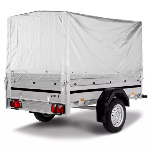 Centina e telo grigio h. 1000mm per rimorchi Ellebi 2205