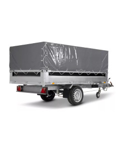 Telo copertina per sovrasponde a rete grigio per rimorchi Ellebi serie 4260