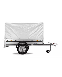 Centina e telo grigio h. 830mm per rimorchi Ellebi LBC1150