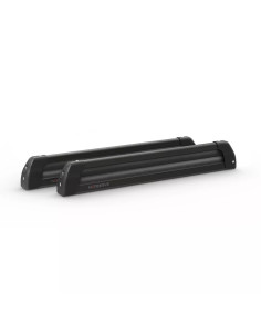 Portasci e Snowboard NK-60 in alluminio nero per barre 6 sci o 4 snow