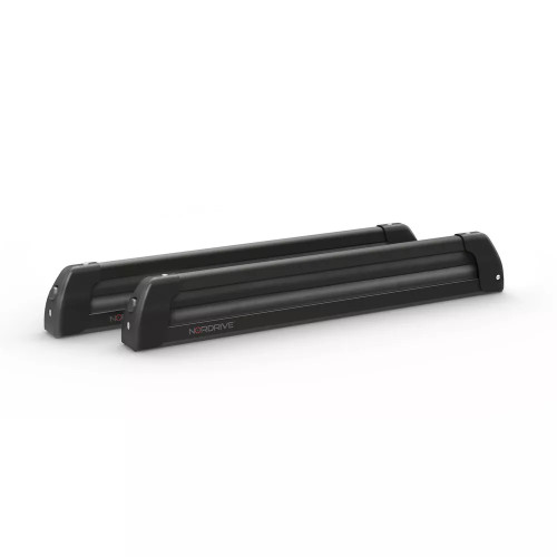 Portasci e Snowboard NK-60 in alluminio nero per barre 6 sci o 4 snow