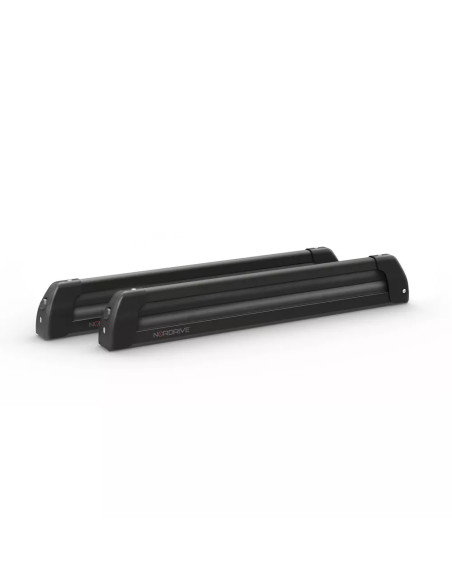 Portasci e Snowboard NK-60 in alluminio nero per barre 6 sci o 4 snow