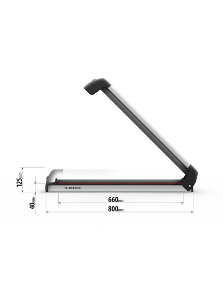 Portasci e Snowboard NK-60 in alluminio per barre 6 sci o 4 snow