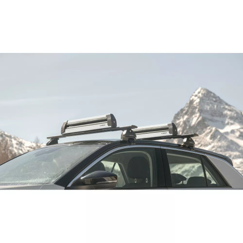 Portasci e Snowboard PS-60 Scorrevole in alluminio per barre 6 sci o 4 snow