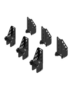 Kit 6 fermacarichi 10cm per barre portatutto Cruz Xpro acciaio